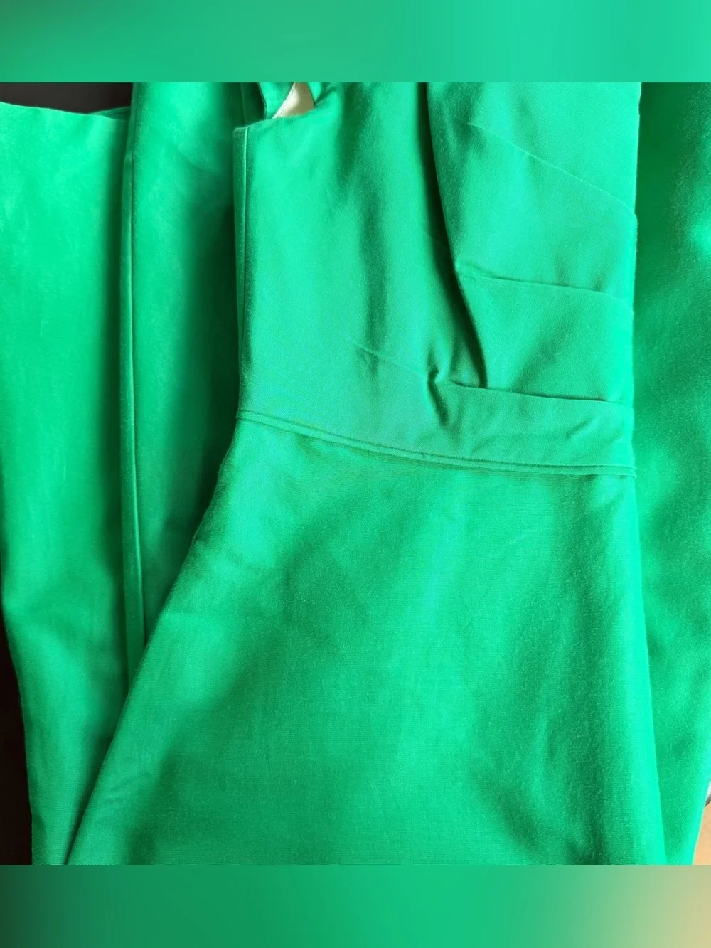 J.Crew Green Bow Strap Dress